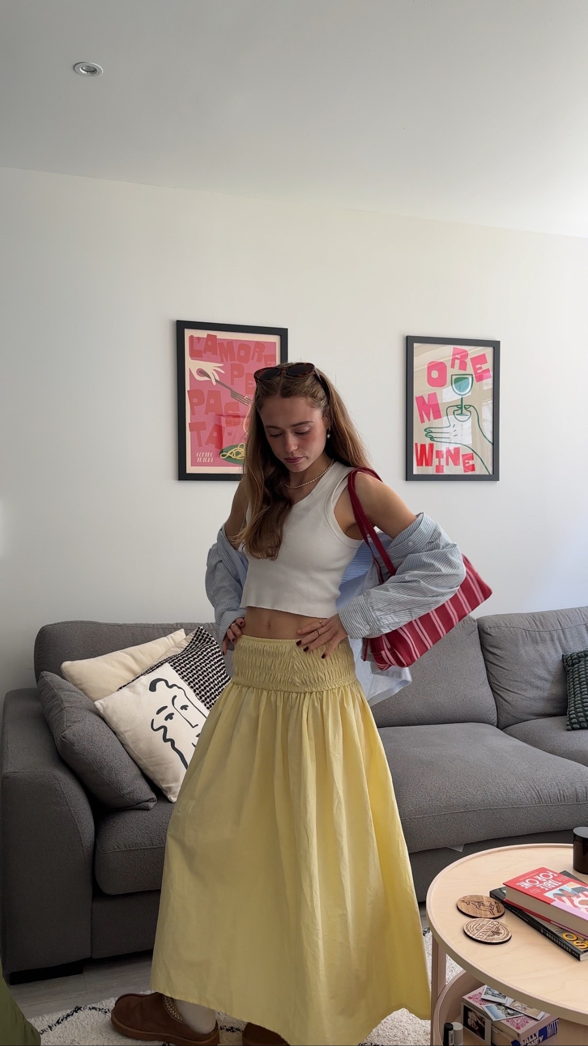 butter yellow shirred maxi skirt 

#LTKuk #LTKsummer #LTKeurope