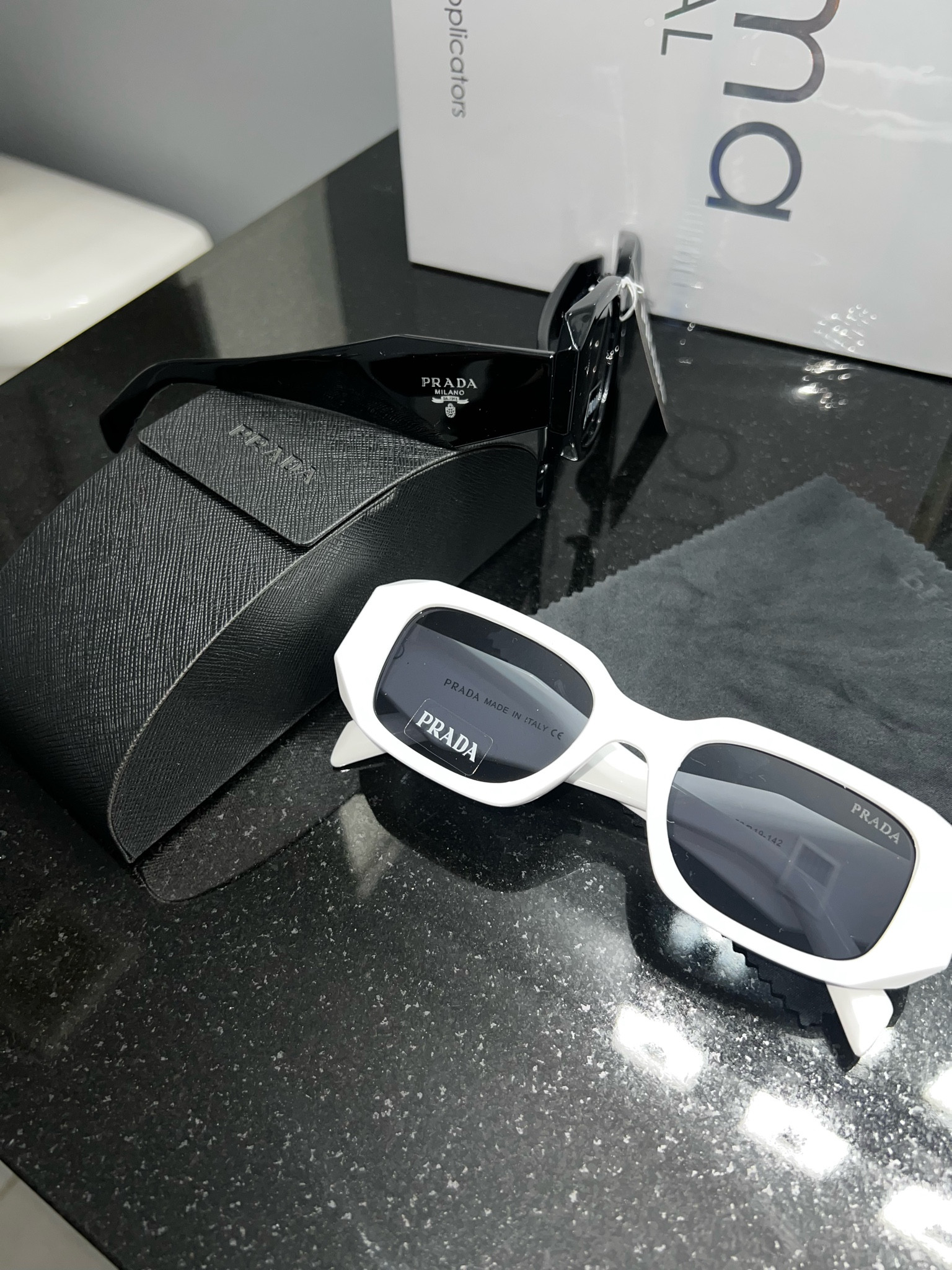 Prada look alike sunglasses with name and glasses case!

#LTKStyleTip