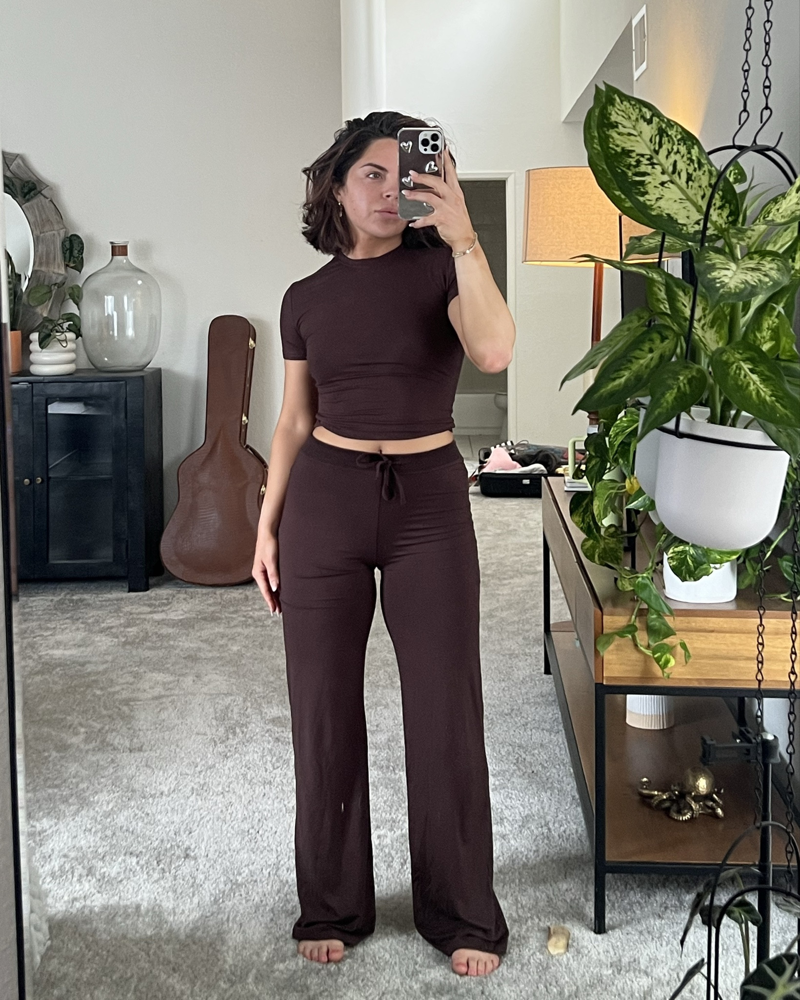 The cutest little lounge set from Amazon! Cuteeeee colors too!! I’m wearing a medium😭🥹👏🏼

#LTKfindsunder50