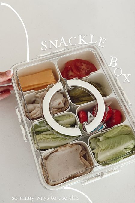 This snackle box really is SO convenient 🙌🏼 I’ve used it for so many purposes & each time I use it, I love it more! 

Grab yours here! 🔗👇🏼

#LTKHome #LTKSaleAlert #LTKTravel