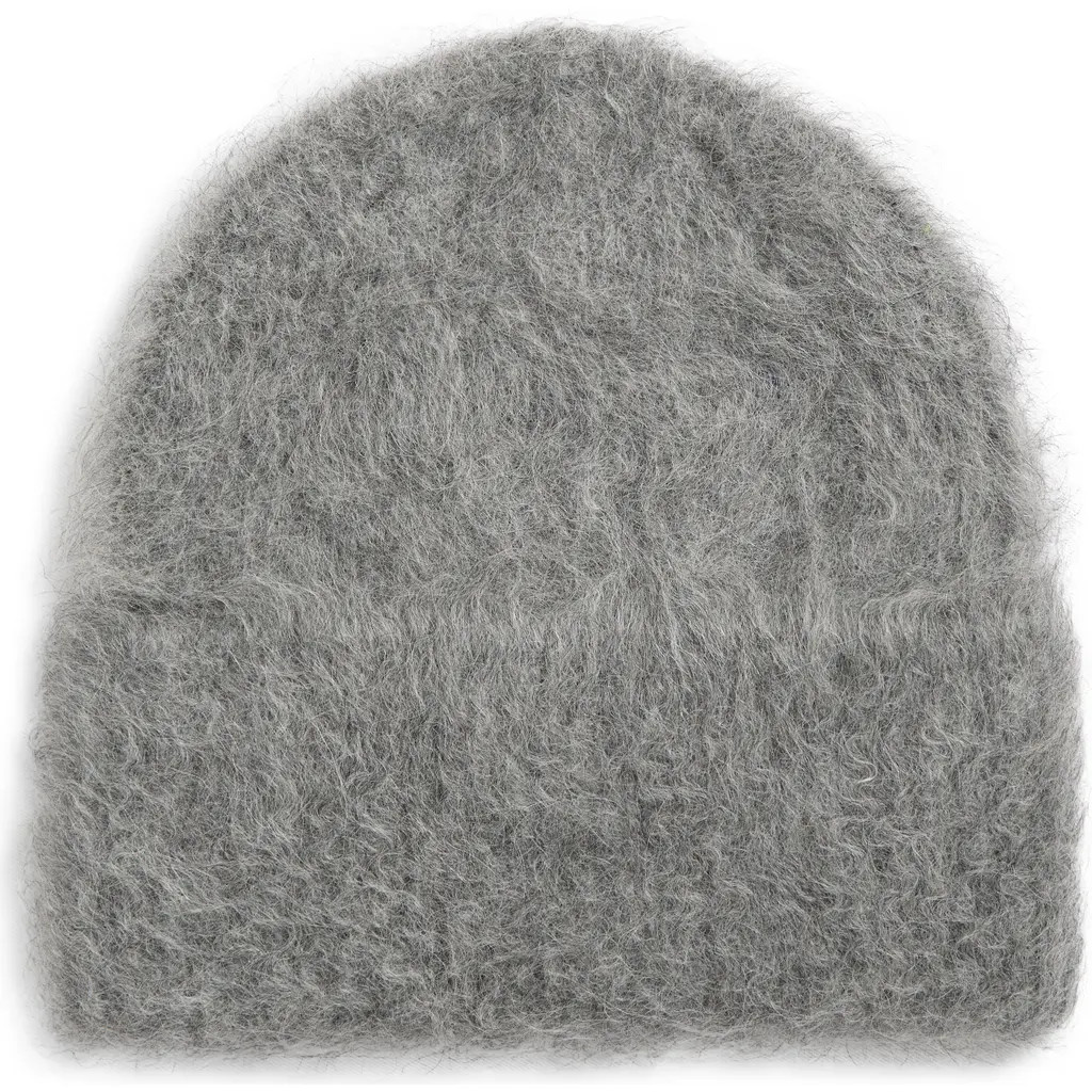 TOTEME Alpaca Blend Beanie in Grey Melange at Nordstrom | Nordstrom