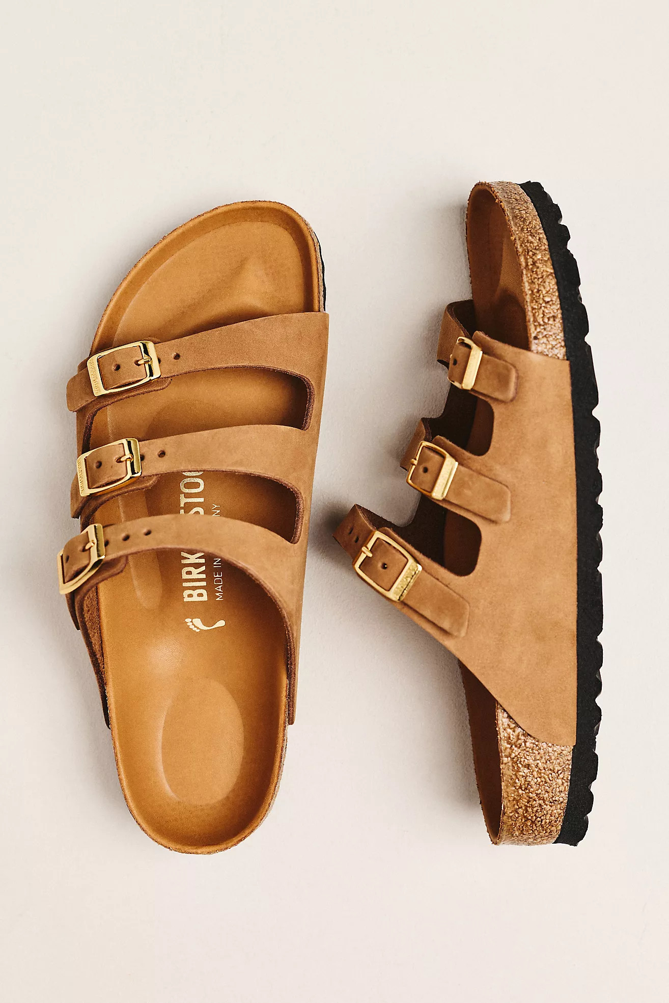 Birkenstock Florida Triple-Strap Sandals | Anthropologie (US)