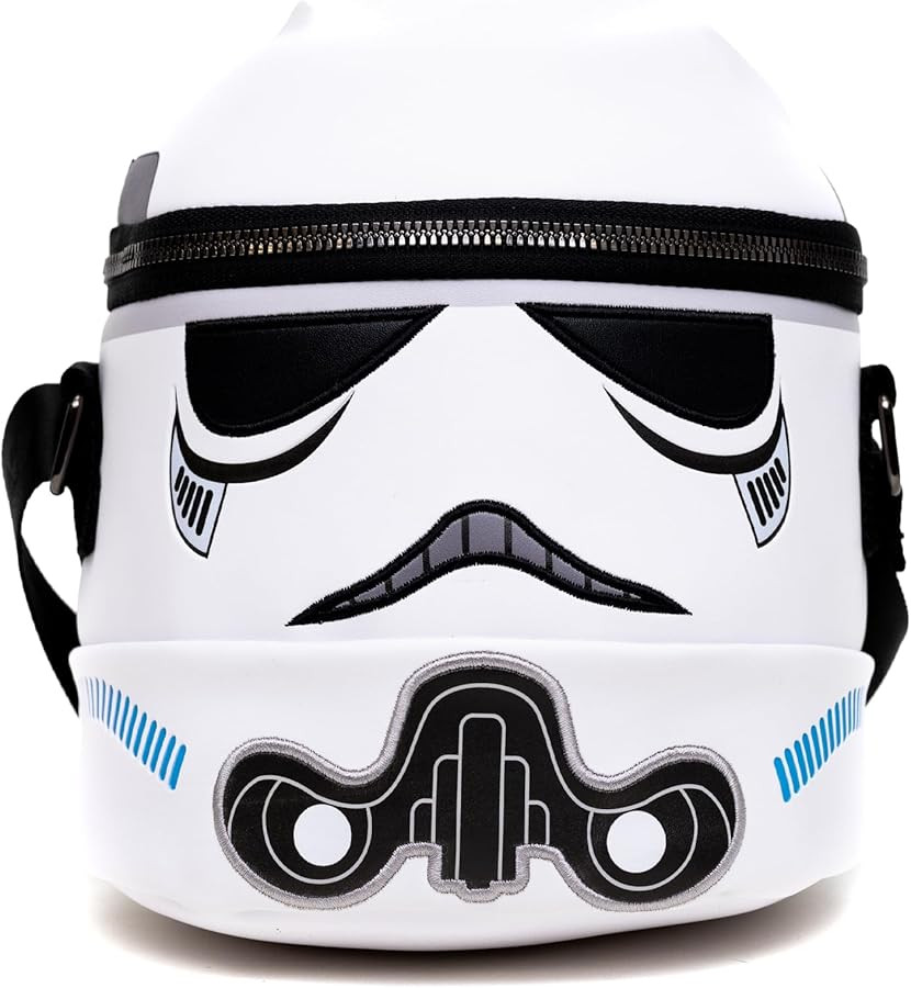 Star Wars Vegan Leather Crossbody Backpack for Men and Women with Adjustable Strap, Figural Storm... | Amazon (US)