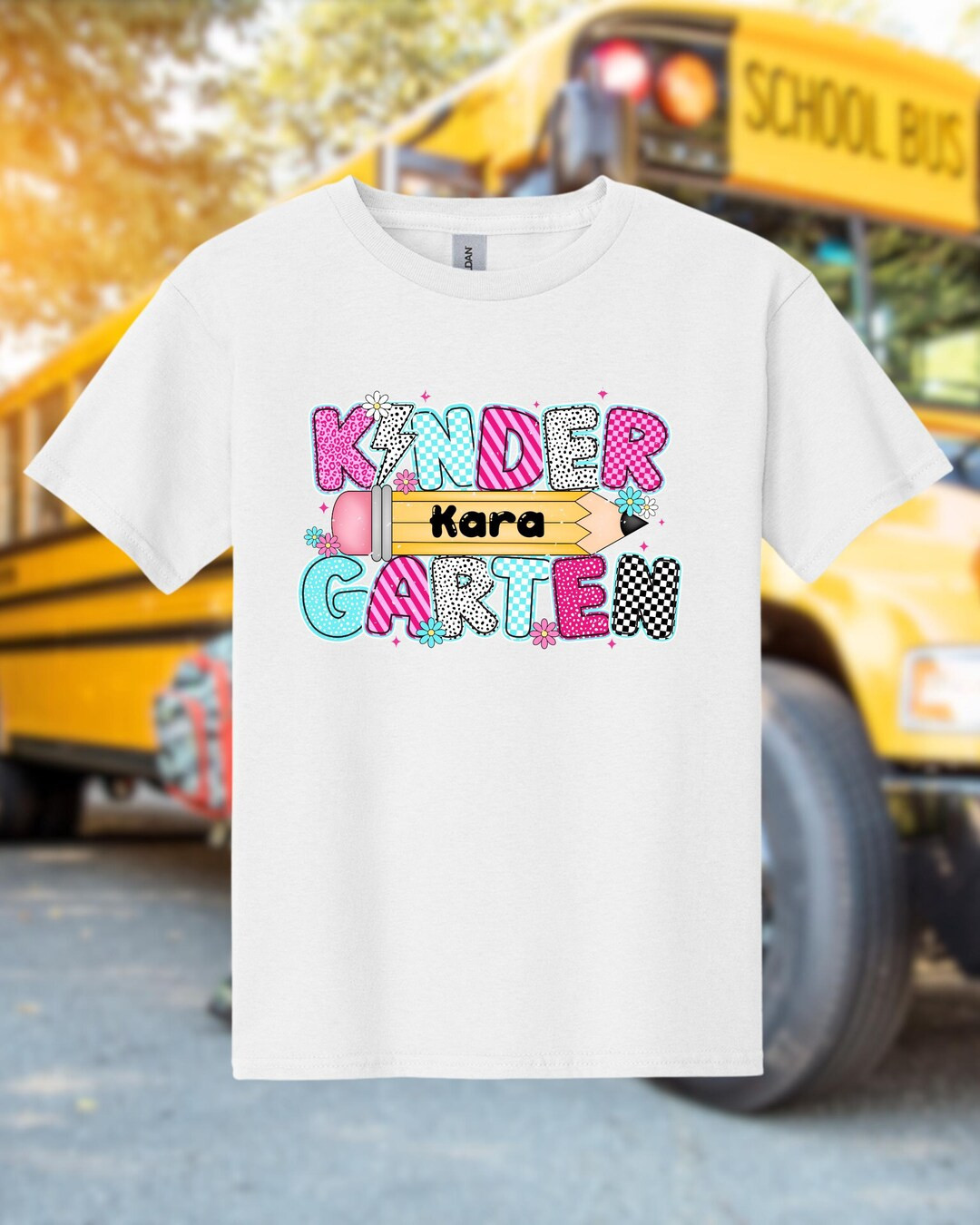 First Day of Kindergarten Shirt | Preschool Graduation Gift, Kids Personalized School T-Shirt, Ba... | Etsy (US)