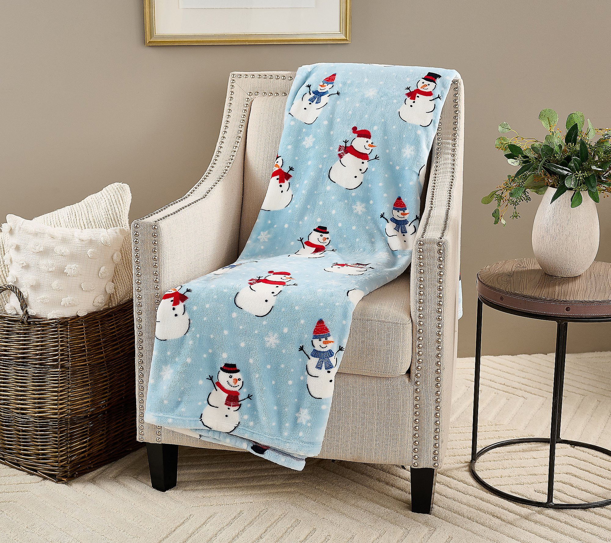 As Is Kringle Express Oversized 60"" x 80"" Holiday Throw | QVC