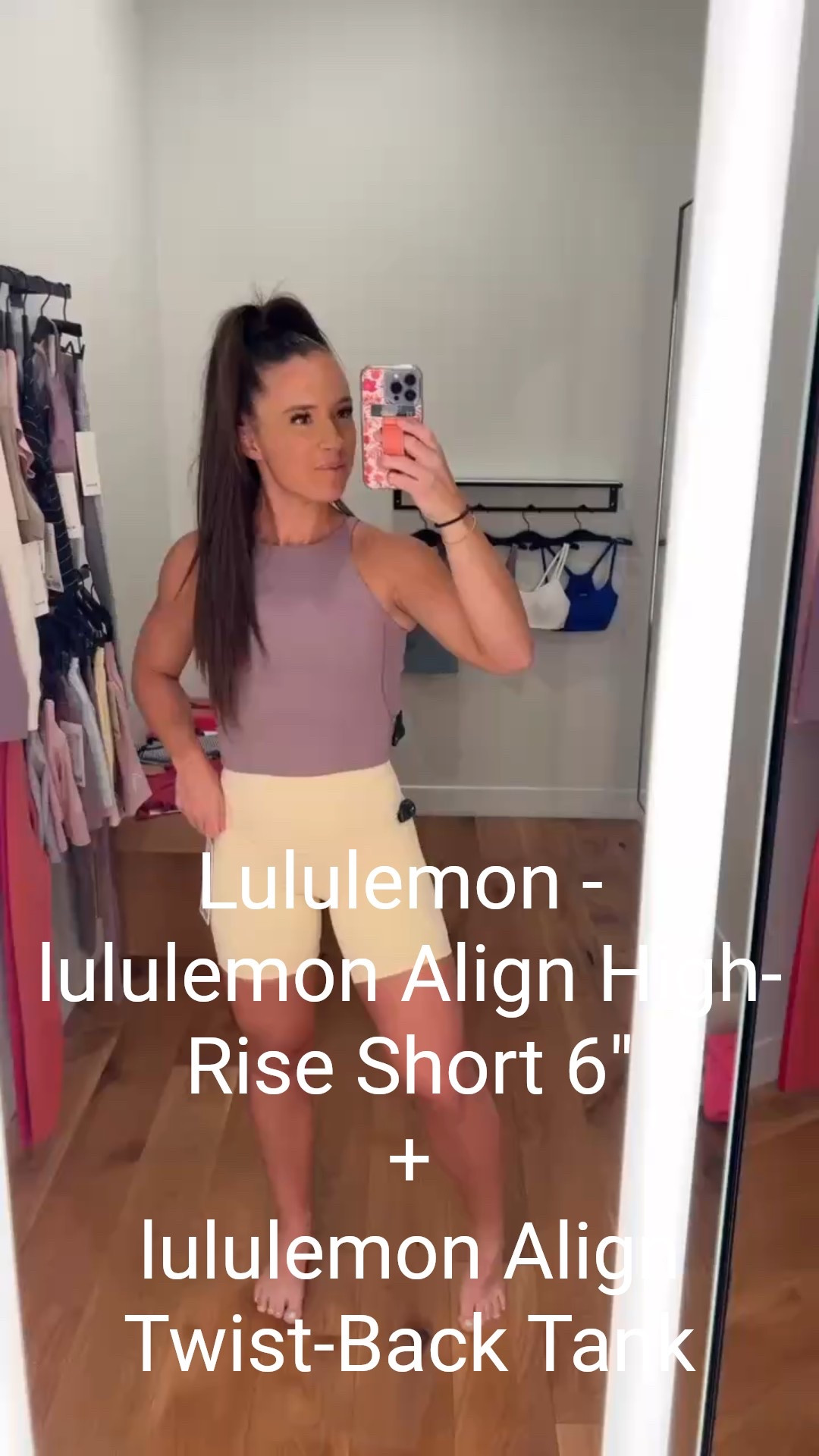 Lululemon
SHIRTS - lululemon Align High-Rise Short 6"
TOP - lululemon Align
Twist-Back Tank