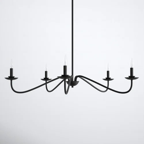 Nolen 6 Light Metal Dimmable Chandelier | Wayfair North America