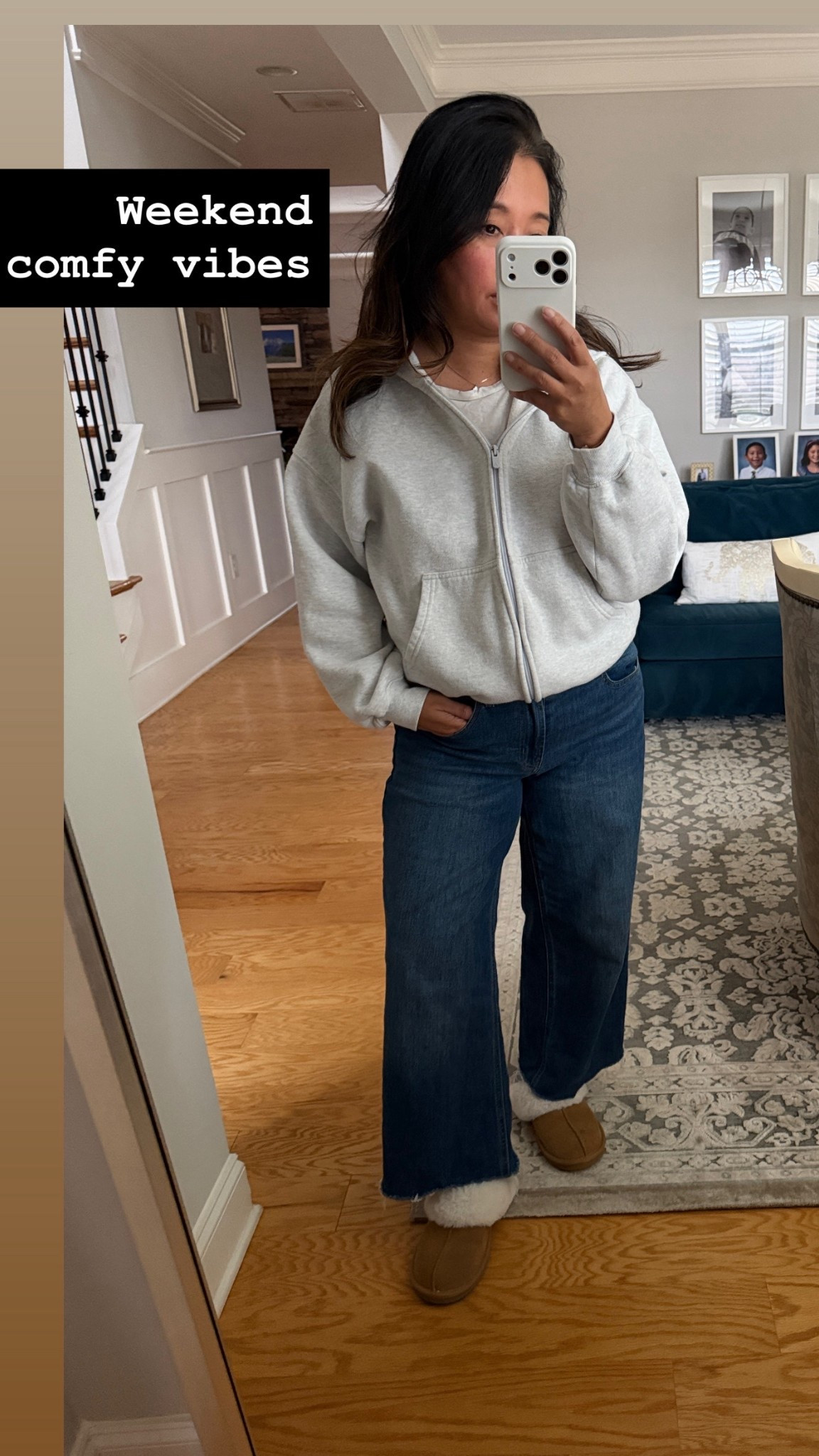 Weekend casual vibes 
Zipped hoodie -sized down to xs
Wide leg mid rise (although it says high rise) TTS 8


#LTKootd #LTKPetite #LTKdayinmylife