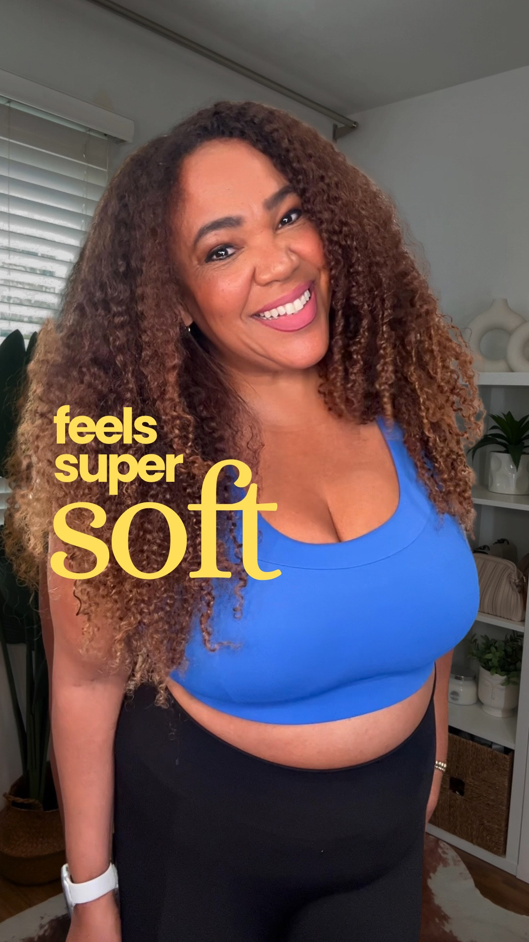 Super stretchy and soft sports bra 💪🏾 Size large! 

#LTKActive #LTKMidsize #LTKOver40