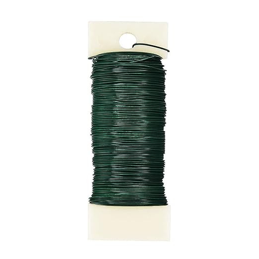 BEADNOVA Floral Wire 38 Yards 22 Gauge Paddle Wire for Wreath Making Craft Florist Floral Flower ... | Amazon (US)
