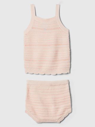 Baby Crochet Two-Piece Outfit Set | Gap Factory