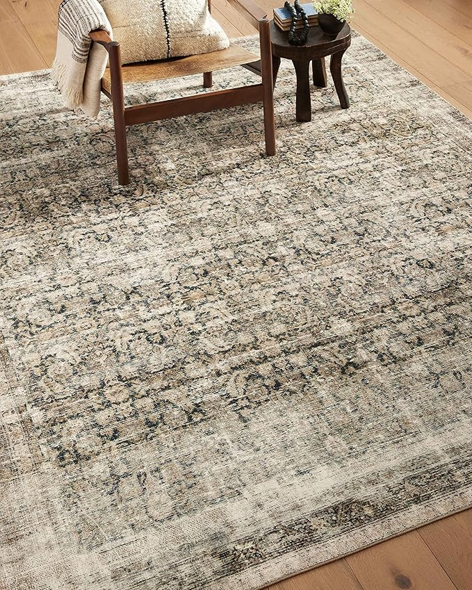 Loloi Amber Lewis x Morgan Navy/Sand 2'-3" x 9'-6" Runner Rug | Amazon (US)