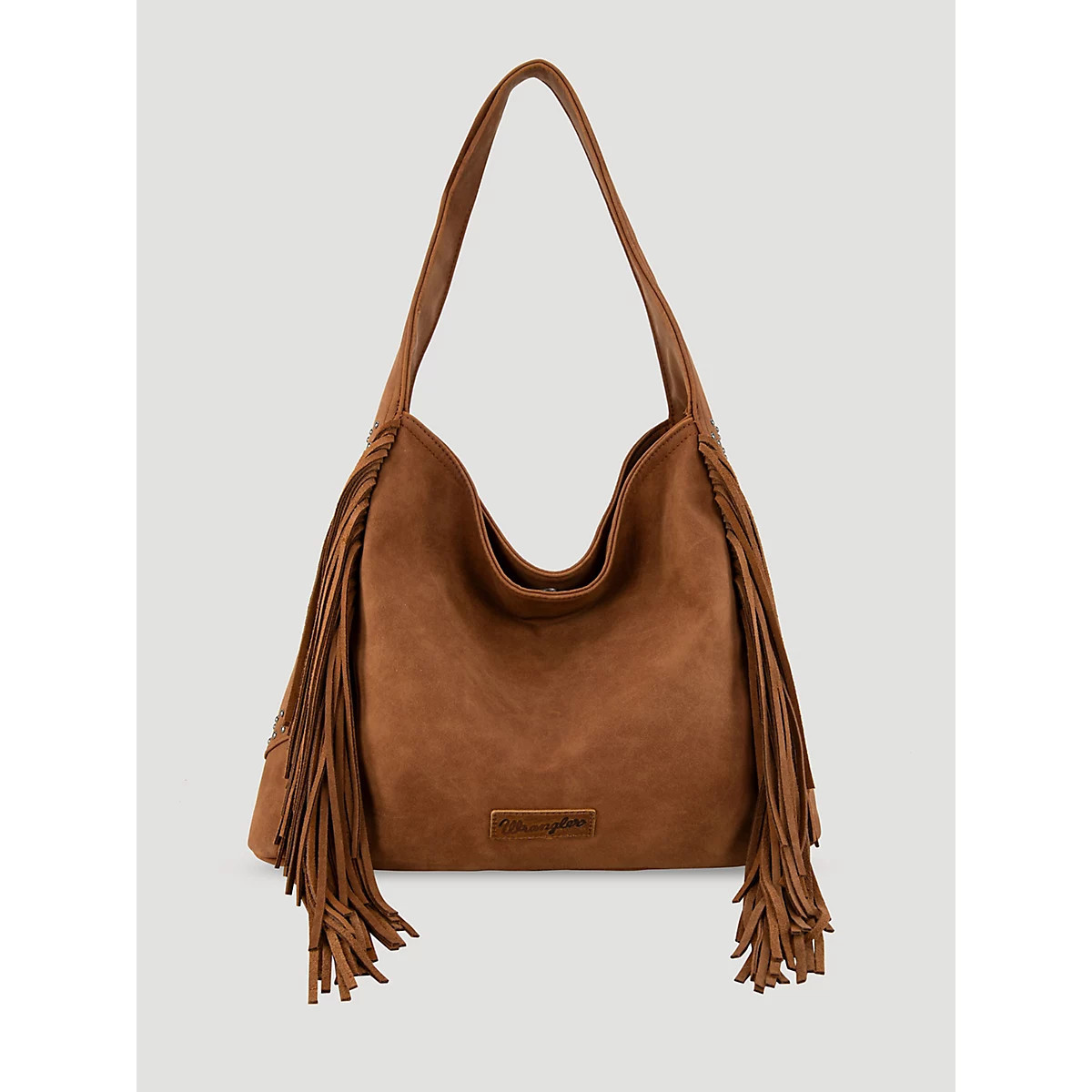 Boho Fringe Suede Bag in Brown | Wrangler