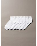 Basic Cushion Quarter 6-Pack Socks | Calvin Klein | Calvin Klein (US)