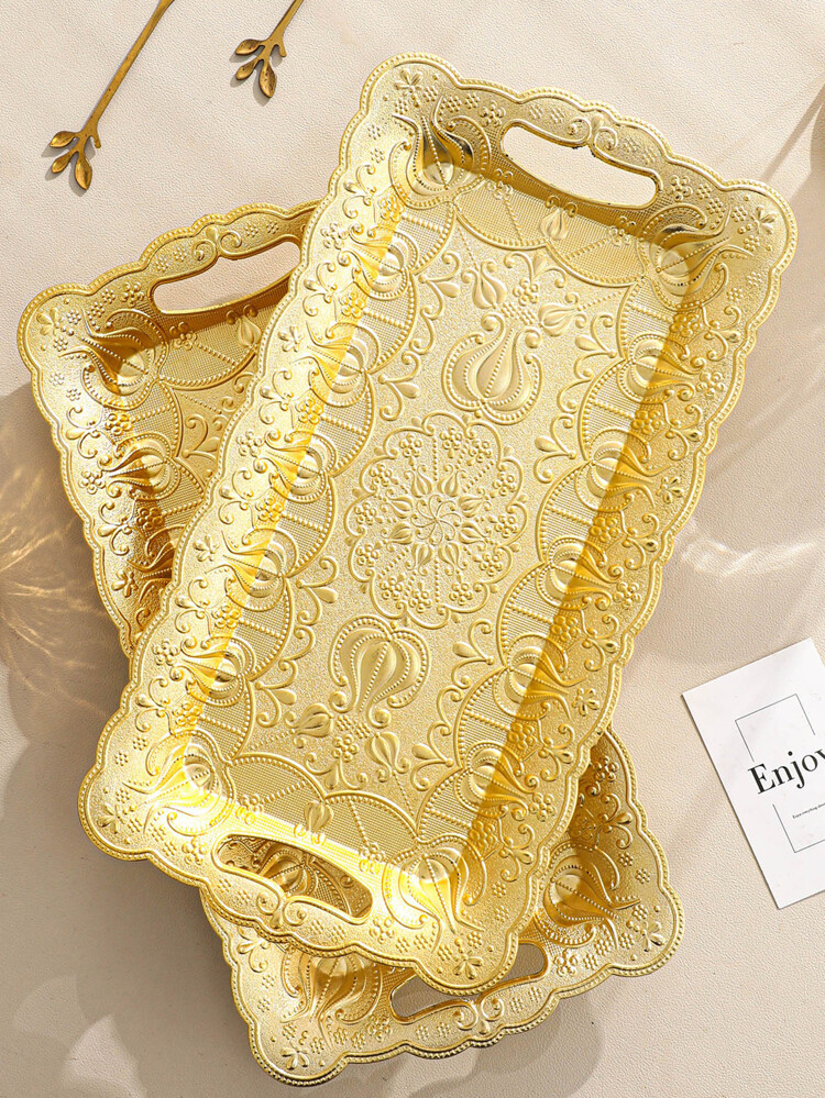 1pc Vintage Design Snack Tray | SHEIN