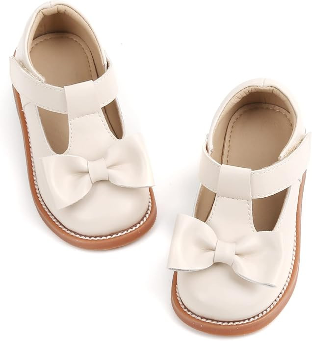 Felix & Flora Toddler Little Girl Mary Jane Dress Shoes - Ballet Flats for Girl Party School Shoe... | Amazon (US)