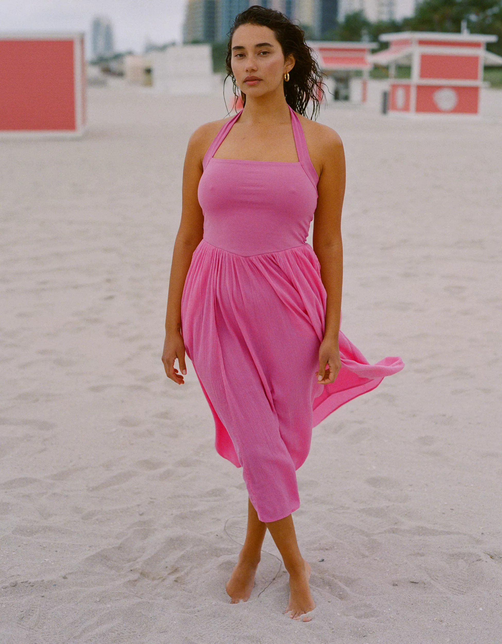 Aerie At The Barre Halter Dress | Aerie