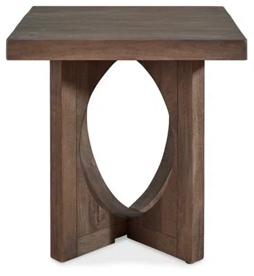 Abbianna Solid Wood Cross Legs End Table | Wayfair North America