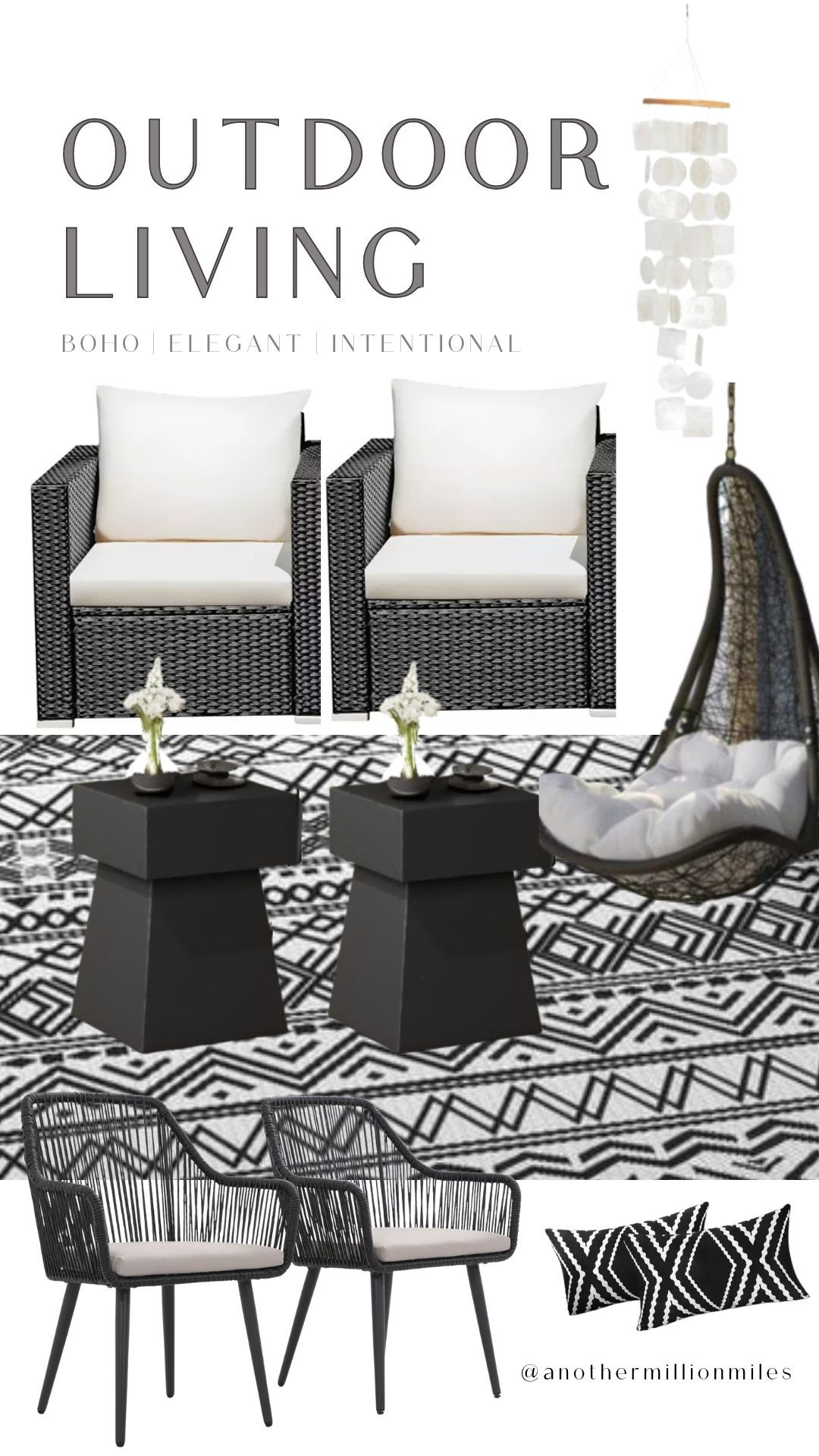 This patio edit is my little reminder that intentional living doesn’t have to be complicated—just curated. 🤍🖤

For high performing women, creating a space that feels calm is one of my favorite forms of burnout recovery. 

I’m linking every piece here—shop the full patio mood and make your outdoor space a vibe that matches your confidence, goal setting, and manifestation energy. 

 #LTKSeasonal #LTKU #LTKHome