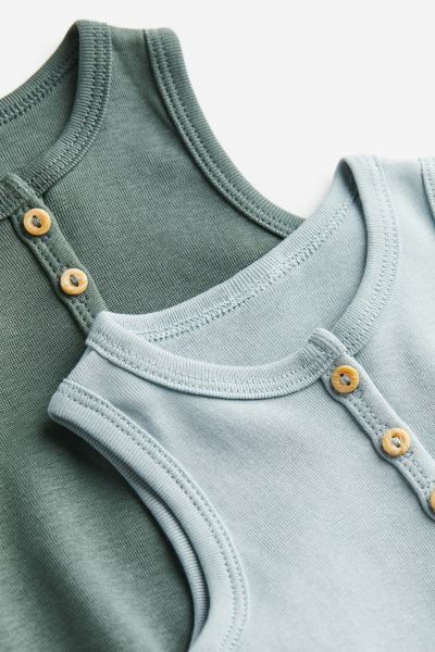 2-pack Cotton Bodysuits | H&M (US + CA)