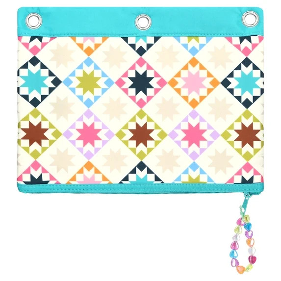 Pen+Gear Quilted Binder Pouch, Multicolor | Walmart (US)