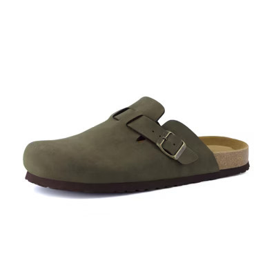 CUSHIONAIRE Haze Mens Clogs | Comfortable Slip-On Clogs for Men with Arch Support and Cork Suede Footbed OLIVE 12 | Target