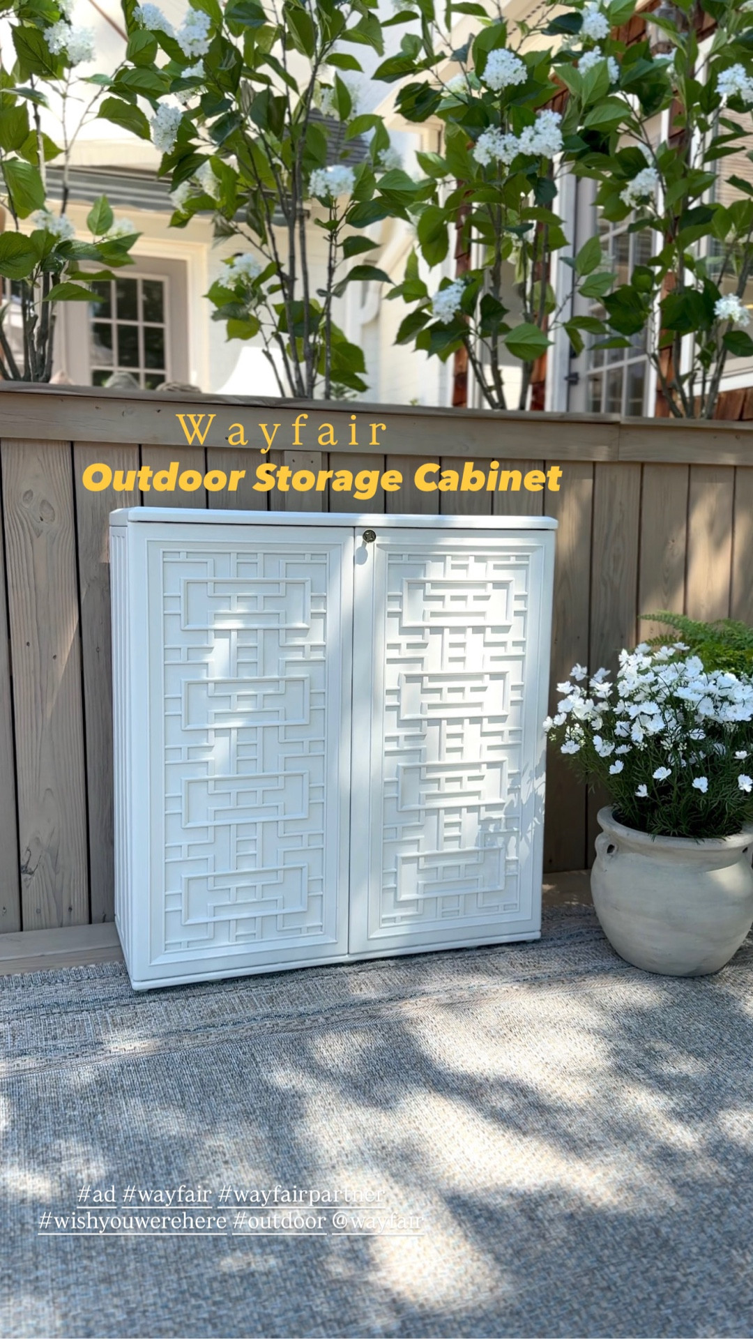 #ad  #wayfair #wishyouwerehere #outdoor #wayfairpartner

Thanks to @wayfair my outdoor space feels both beautiful and functional for Summer entertaining! ☀️

Outdoor storage cabinet | deck box | pool storage 

#LTKSeasonal #LTKHome #LTKSaleAlert