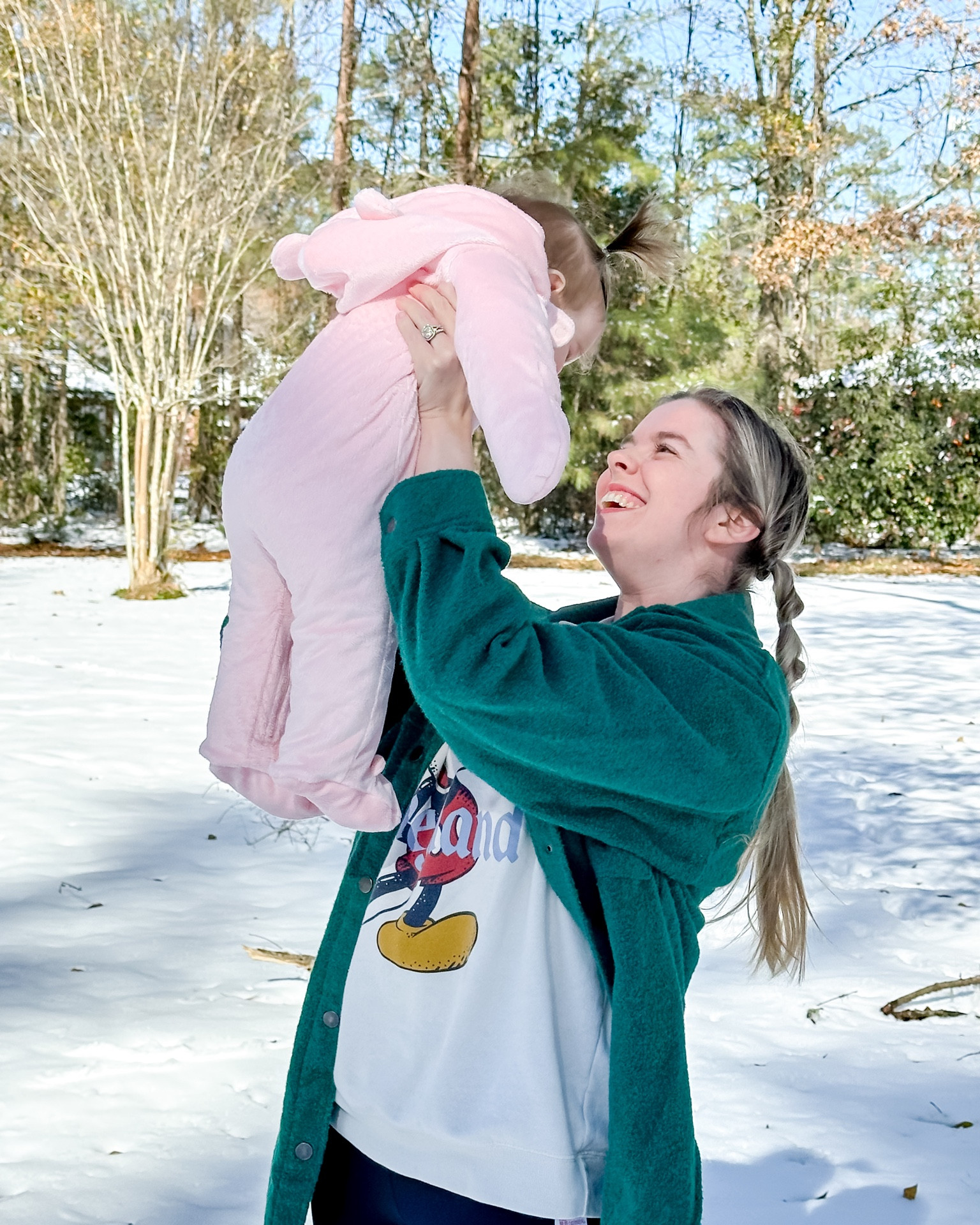Baby girl is enjoying her first snow day — a rare occasion in Louisiana where we live!  This was my first time seeing snow, too ❄️

I think her snow day outfit was my favorite part though 🤭

#LTKFindsUnder50 #LTKBaby #LTKSaleAlert