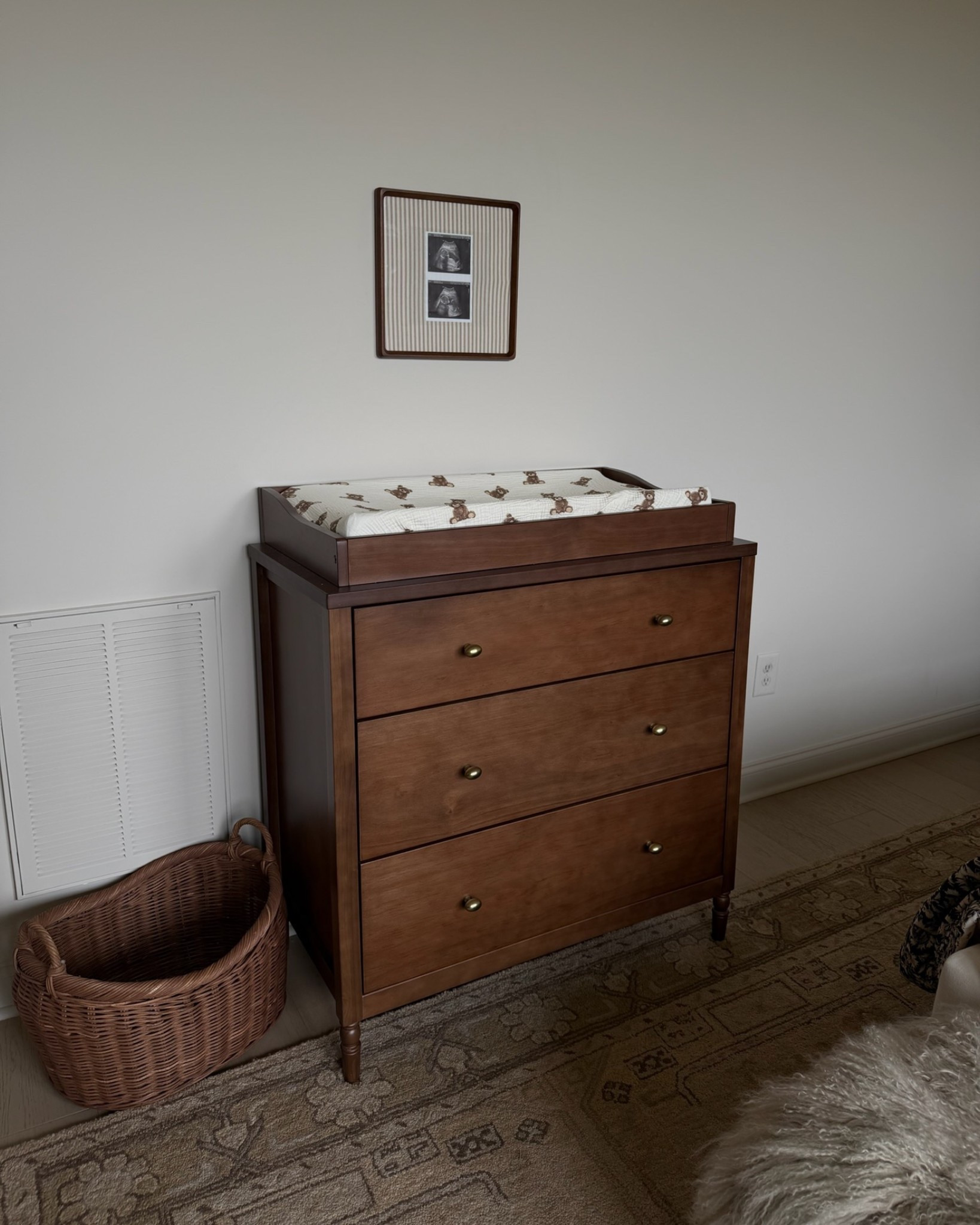 Our changing table / dresser in our bedroom for baby boy🫶🏼

#LTKBaby #LTKHome