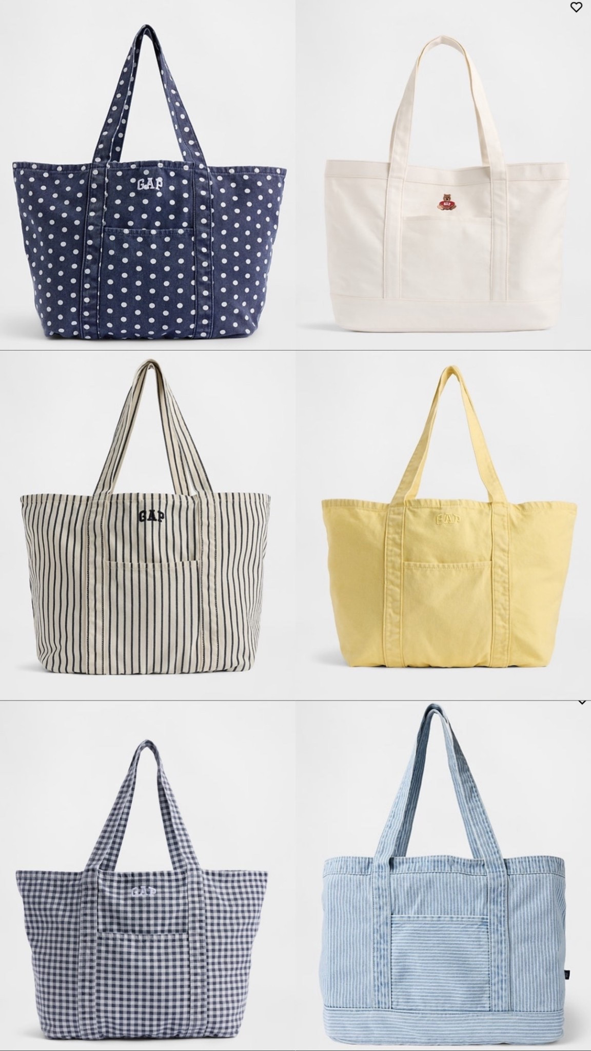 My favorite diaper bags are Gap Totes! 

#LTKmomlife #LTKBaby #LTKBump