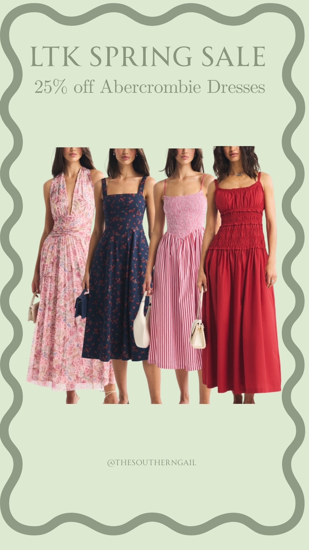 25% off dressses at Abercrombie! They have a lot of spring options 🌷🤍

#LTKSpringSale #LTKSeasonal #LTKootd