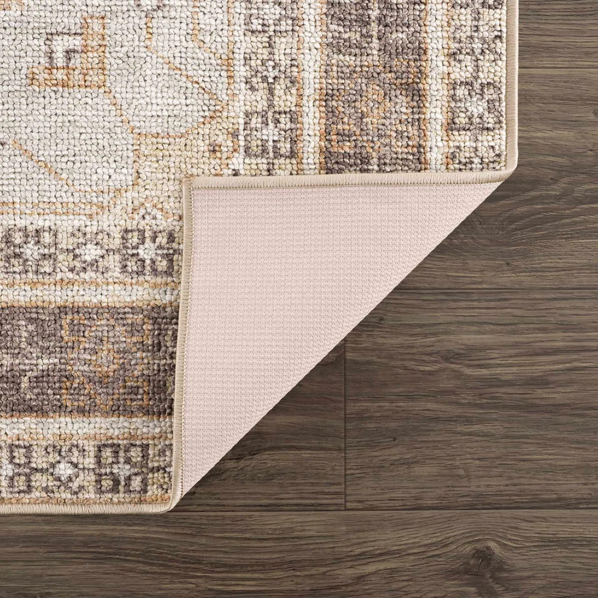Albar Moroccan Machine Washable Brown Area Rug | Wayfair North America