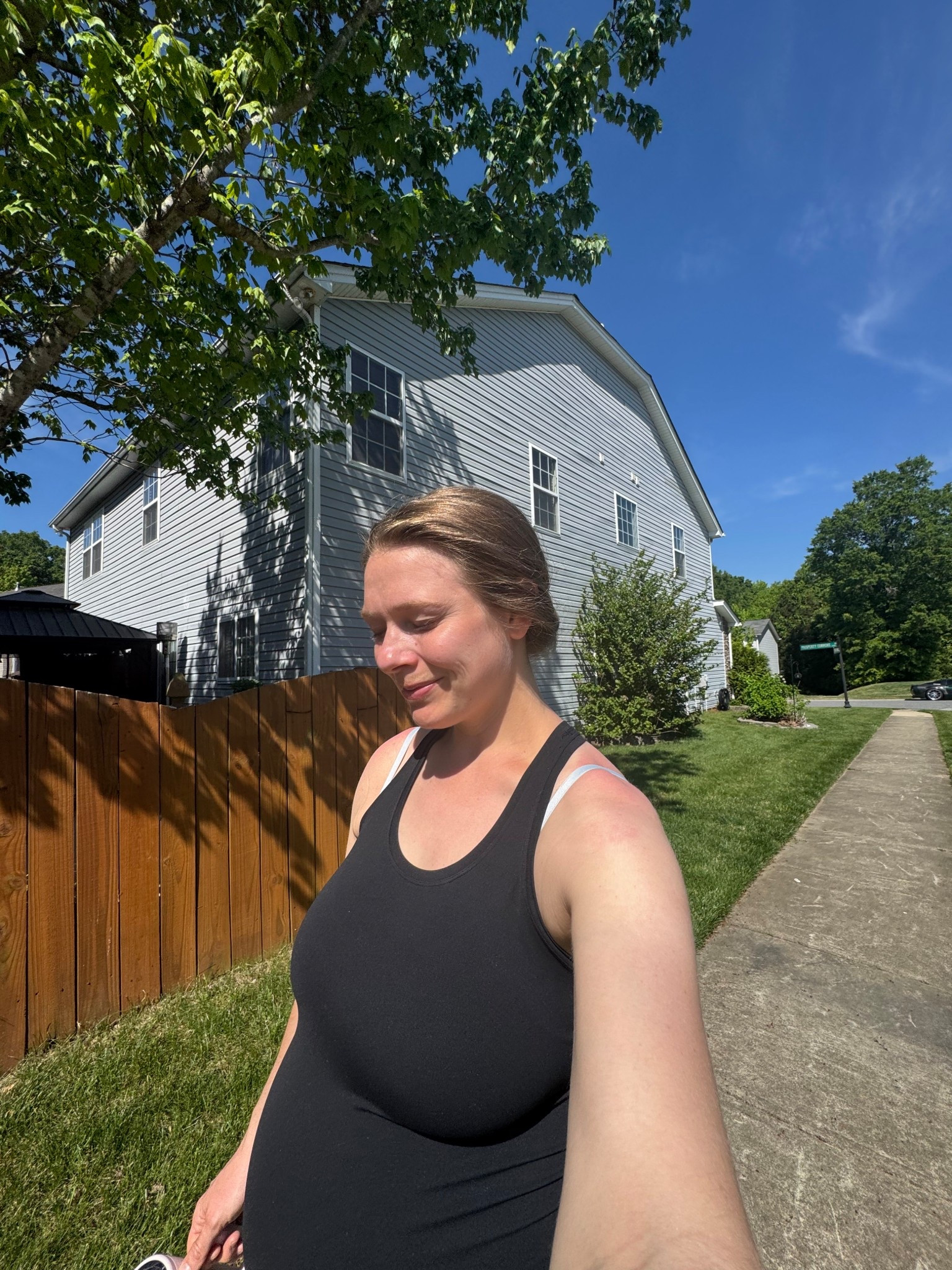 favorite active tank top even 30 weeks pregnant 

#LTKBaby #LTKActive #LTKBump