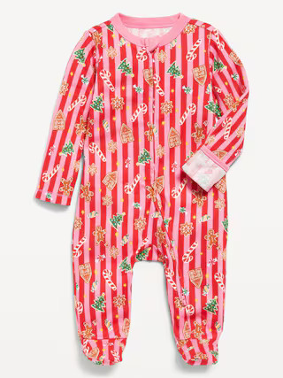 2-Way-Zip Sleep & Play Footed One-Piece for Baby | Old Navy (US)