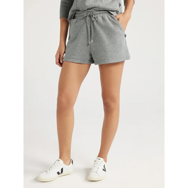 Free Assembly Women's Sweat Shorts with Side Slits, 3" Inseam, Sizes XS-XXL - Walmart.com | Walmart (US)