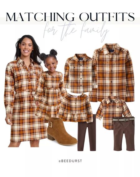 Matching outfits for the family, family photos outfits, fall family pictures matching outfits, fall dresses, fall fashion, fall outfits

#LTKkids #LTKbaby #LTKfamily