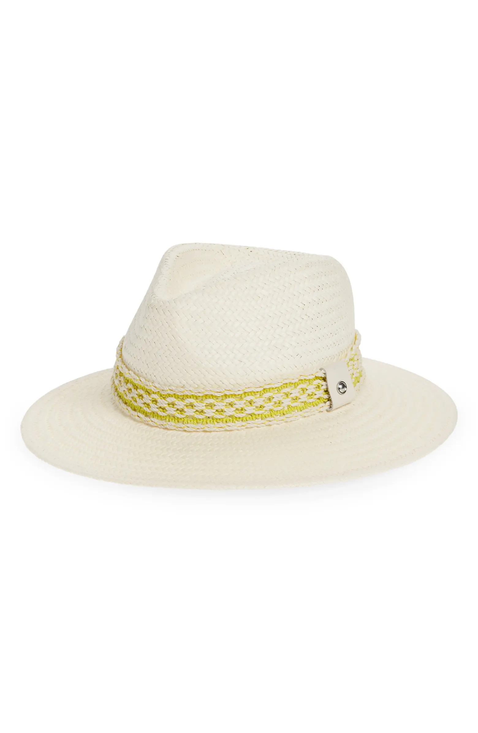 Packable Net Band Fedora Hat | Nordstrom Rack