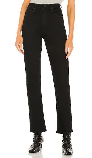 MOTHER The High Waisted Rider Skimp Jean in Black. - size 27 (also in 25, 26, 28, 31, 32) | Revolve Clothing (Global)