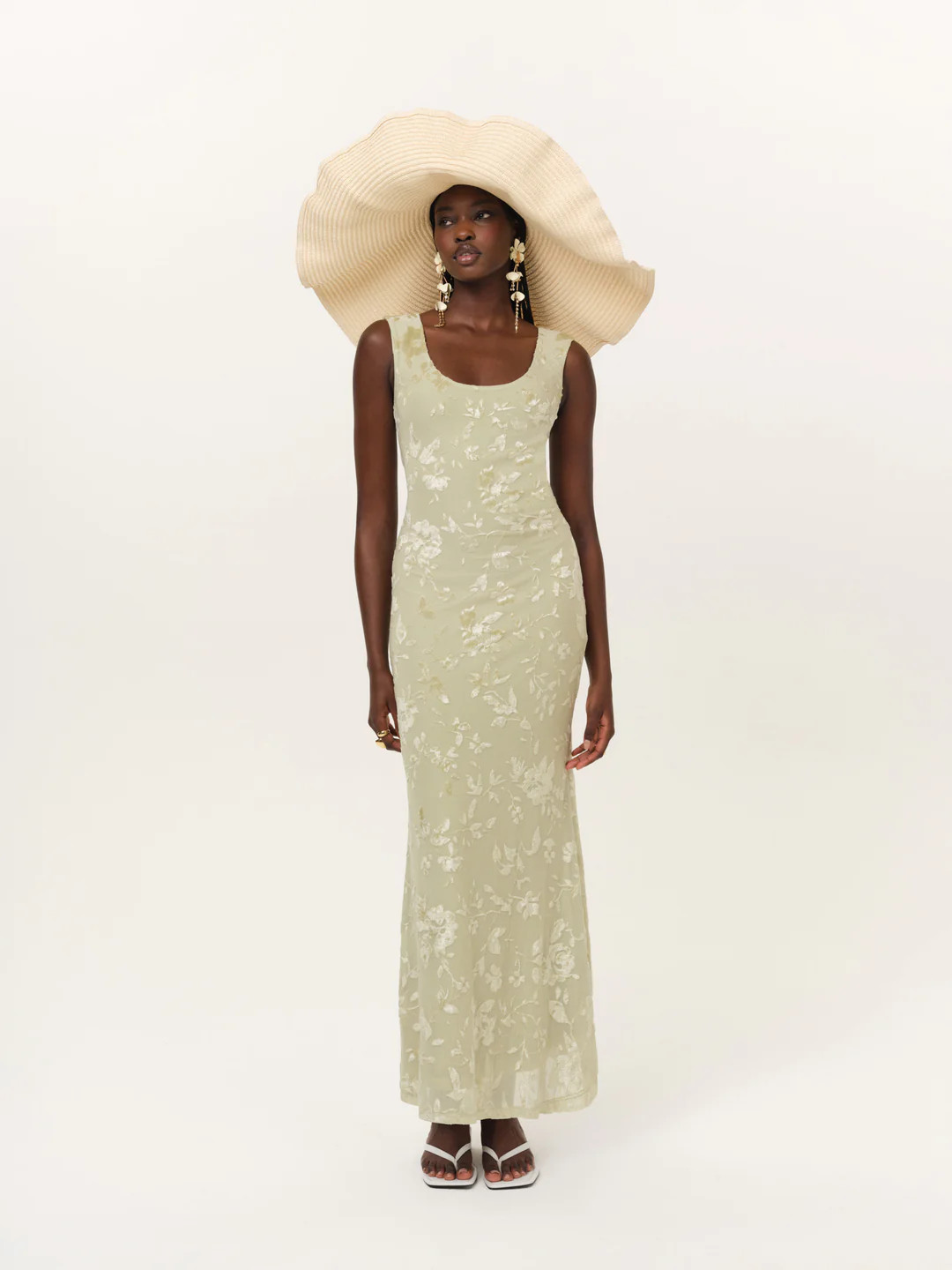 Limesicle Maxi Dress — Green | For Love & Lemons