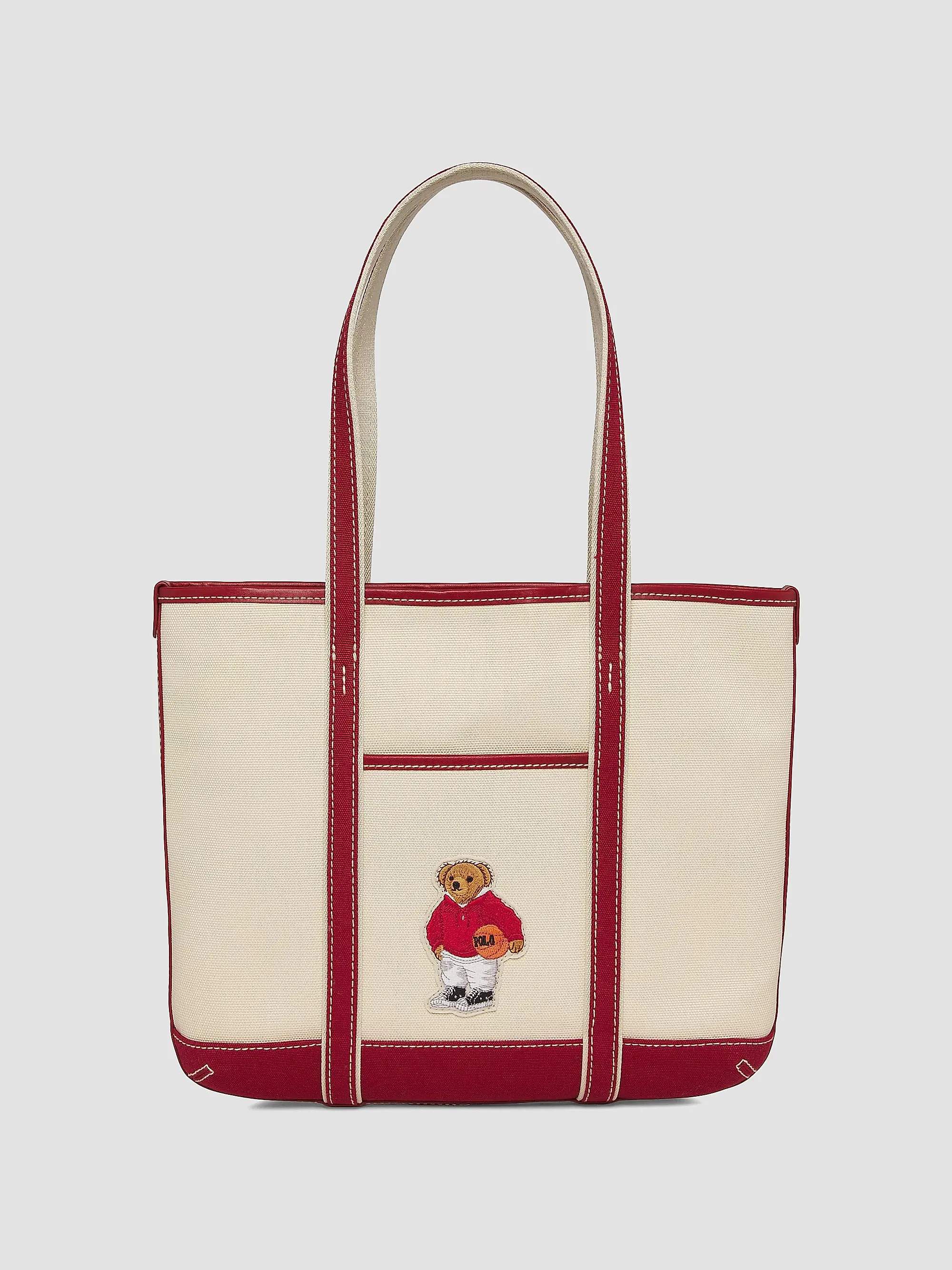Polo Bear Canvas Tote Bag | Saks Fifth Avenue