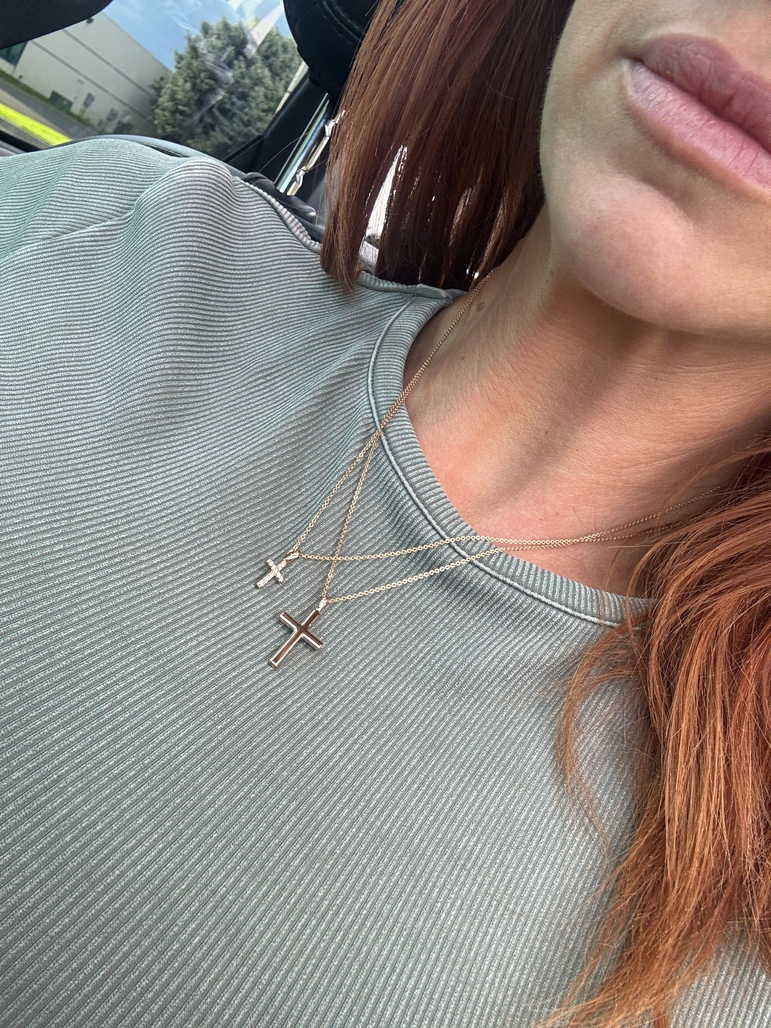 The most beautiful dainty cross necklaces.  