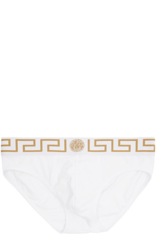 White Medusa Briefs | SSENSE 