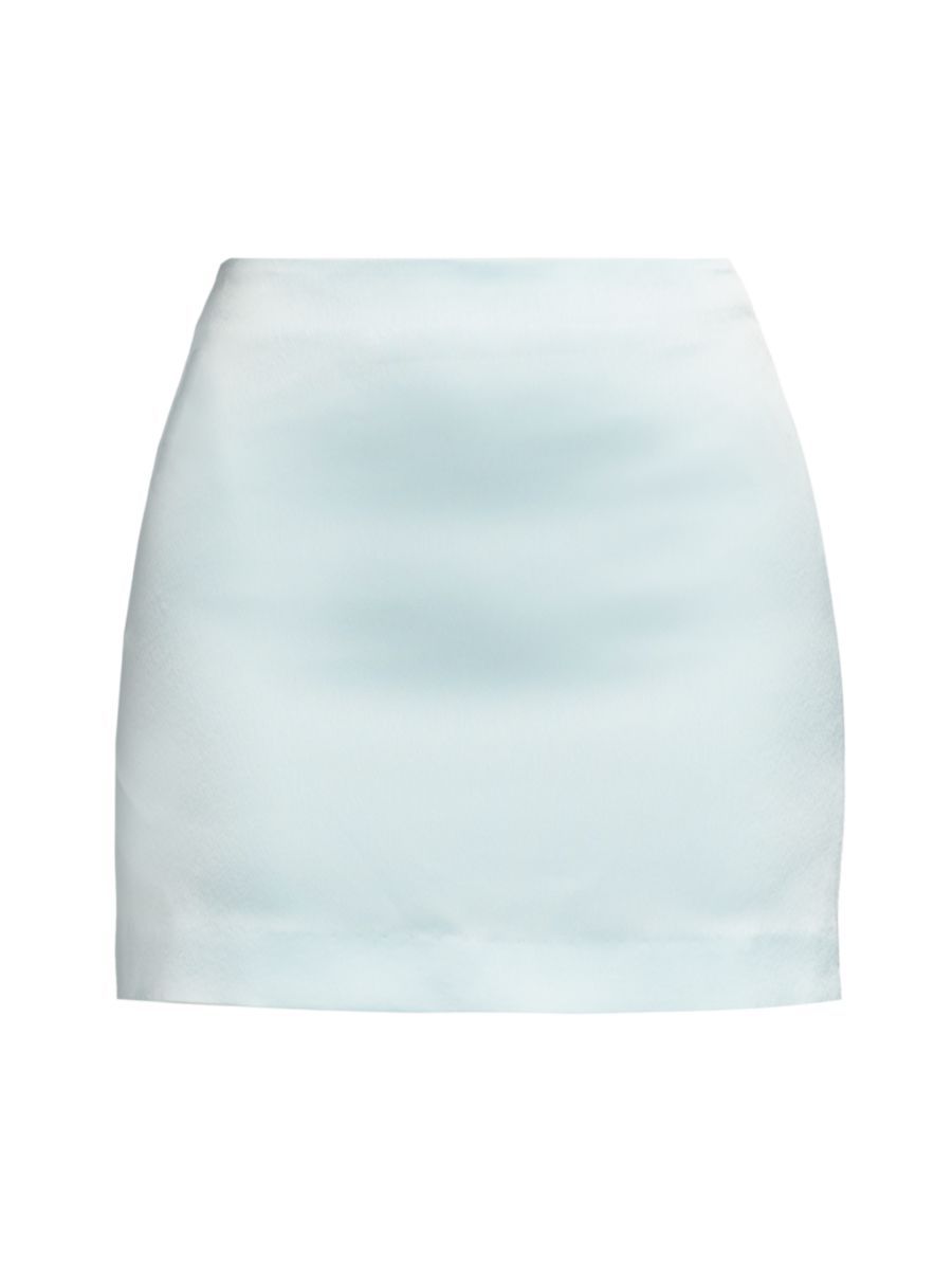 Doris Satin Miniskirt | Saks Fifth Avenue