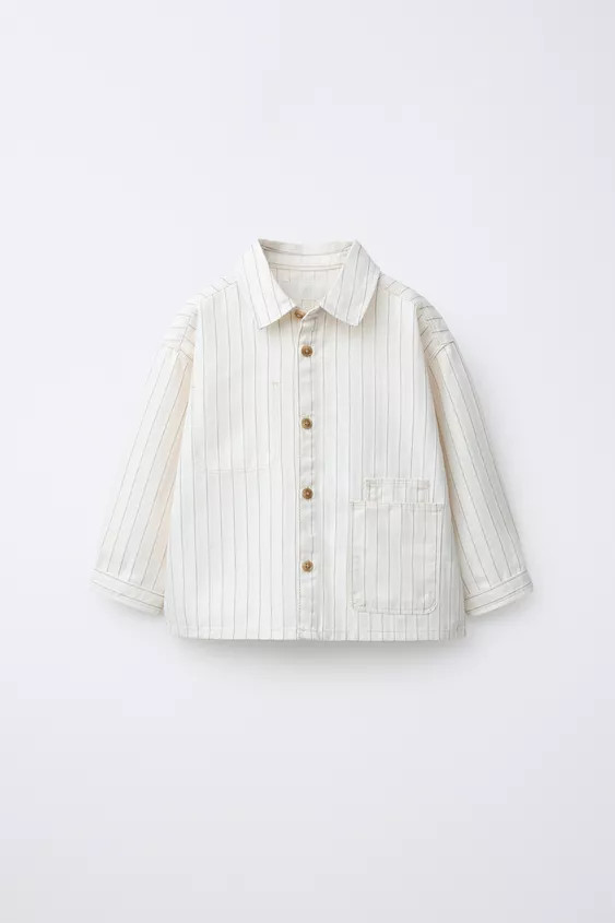 COMFY STRIPED OVERSHIRT | Zara US