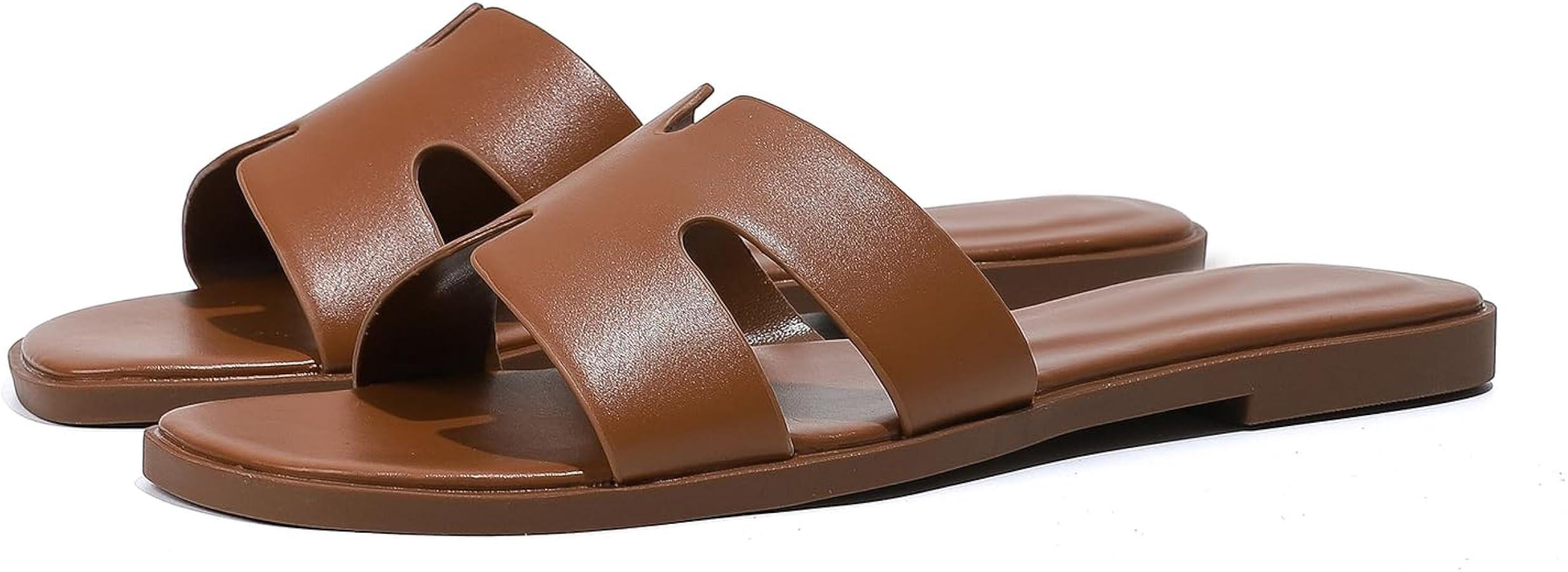 Stratuxx Kaze Open Toe Flat Dress Sandals Womens Slide Sandals Black, White, Tan Sandals for Wome... | Amazon (US)