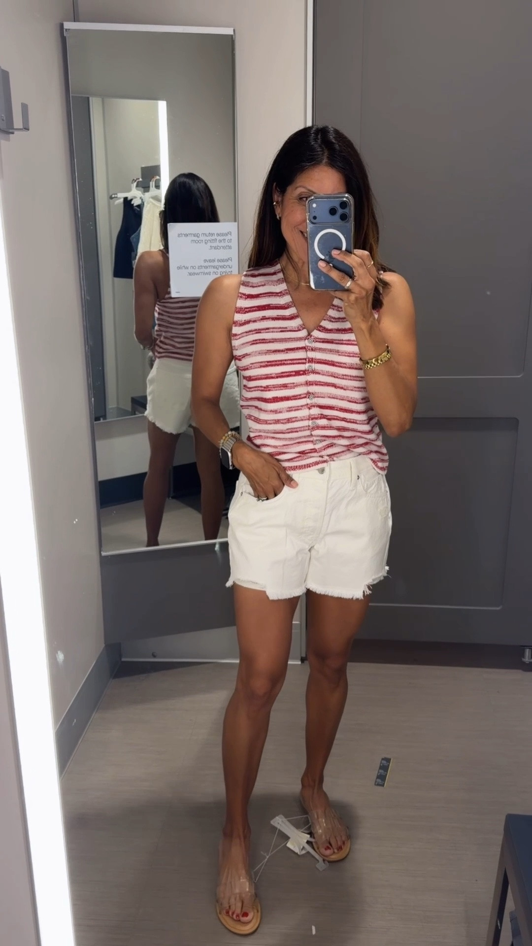 A cute Memorial Day, Fourth of July to summer outfit. 

Baggy shorts wearing 2 
Tank wearing xs 

@Target 

Vacation style

#LTKSeasonal #LTKPetite #LTKOver40