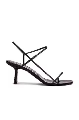 The Row Bare Heeled Sandals in Black | FWRD | FWRD 