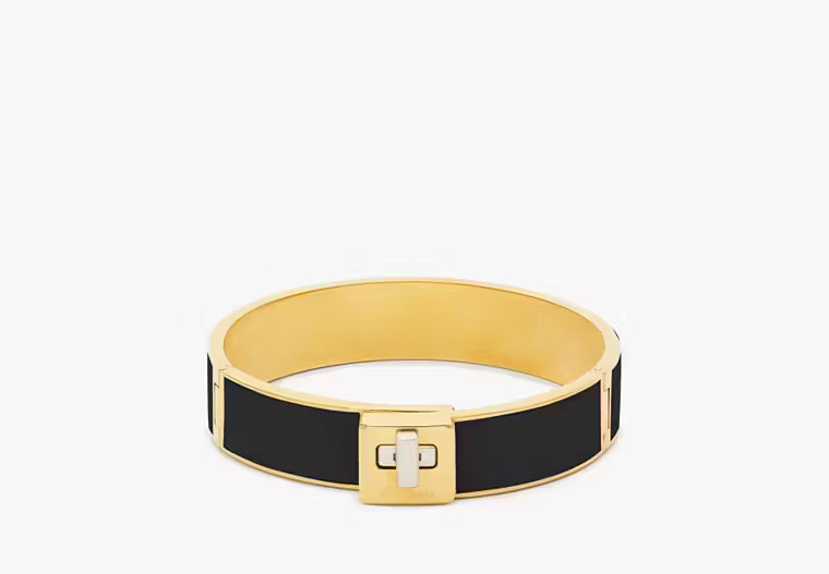 Phoebe Enamel Turnlock Bangle | Kate Spade Outlet