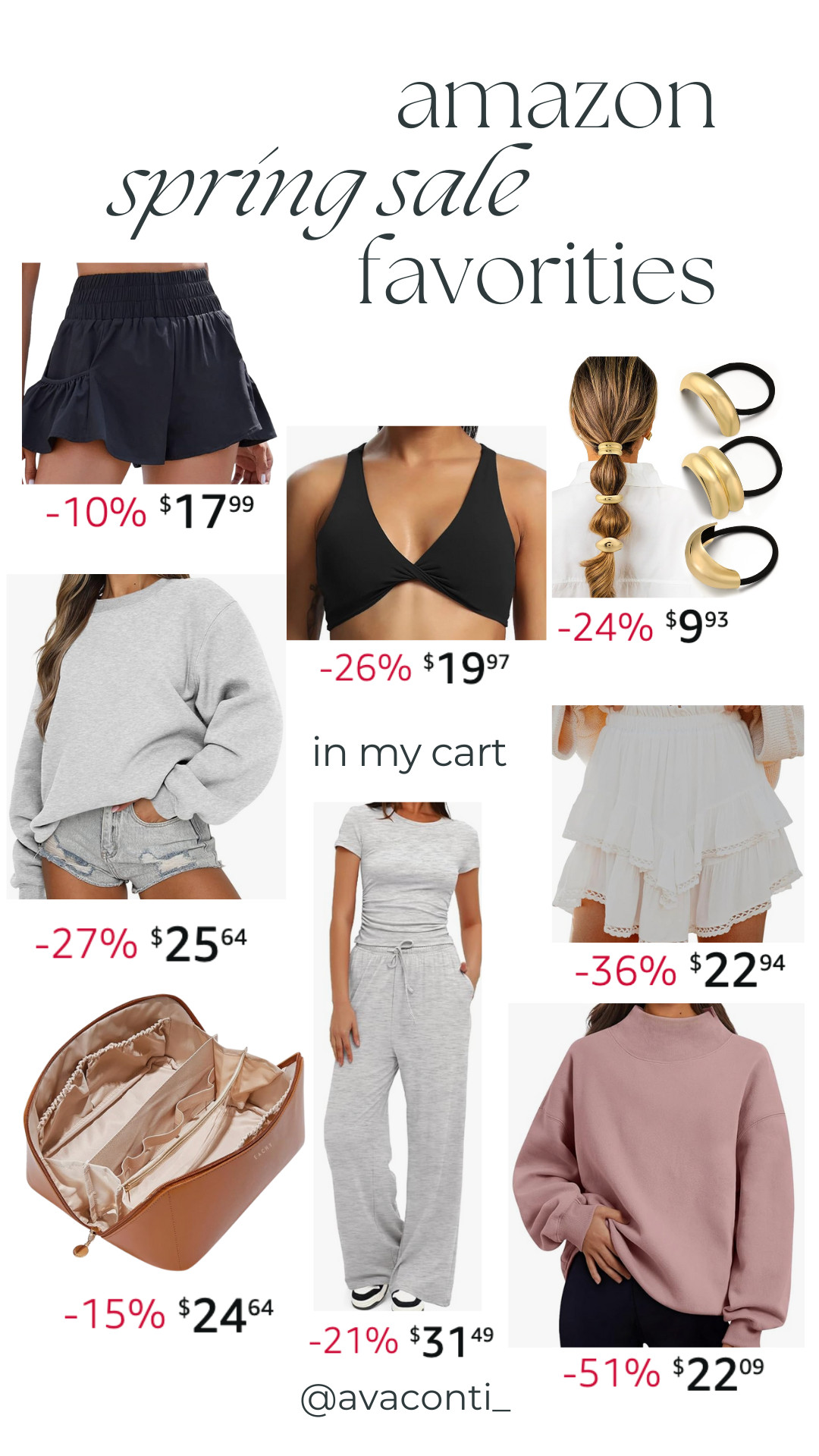 Amazon Spring Sale (In my cart) 

 

#LTKSaleAlert #LTKFindsUnder50 #LTKFindsUnder100