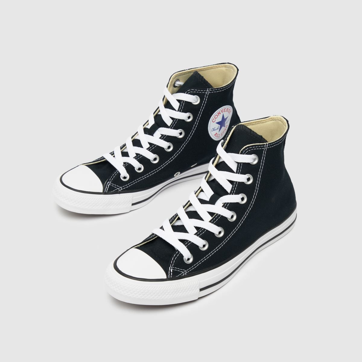 Womens Black & White Converse All Star Hi Trainers | schuh | Schuh